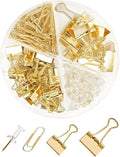 10 Pack, Metal Assorted Sized Binders by CREECHWA