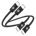 USB C to USB C Cable 3ft, 2-Pack 100W USBC to USBC Fast Charger Cord, Braided Type C to C Charger Cable Fast Charging for iPhone 17 16 15 Pro Max Plus,MacBook Pro,i Pad Pro,Samsung S25/S24 Ultra,Pixel