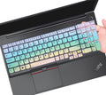 Keyboard Cover for Lenovo ThinkPad E15 Gen 4/3/2 E580 E590 E595, ThinkPad L15 Gen 2/1 L580 L590, ThinkPad T15 T15p P51s P52 P52s P53 P72 P73 T570 T575 T580 T590(NOT for P51 T560 T550) -Colorful