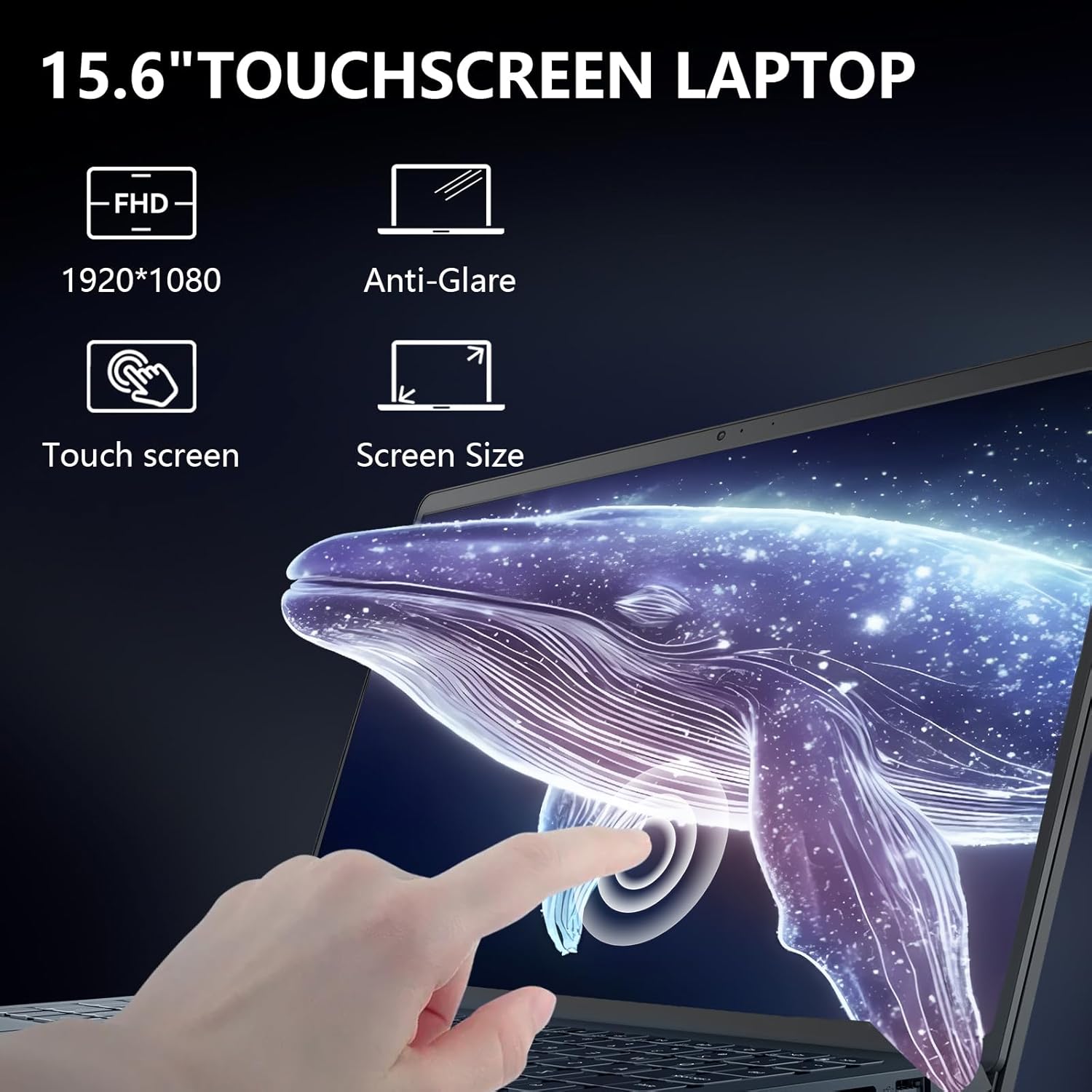 Dell 15.6" Touchscreen Laptop Computer, 32GB RAM, 1.25TB Storage (1TB SSD + 256GB Docking Station), Intel 10-Core i5-1334U (Beat i7-1250U), FHD Display, WiFi 6, Windows 11 Pro S, USB C to RJ45 Cable