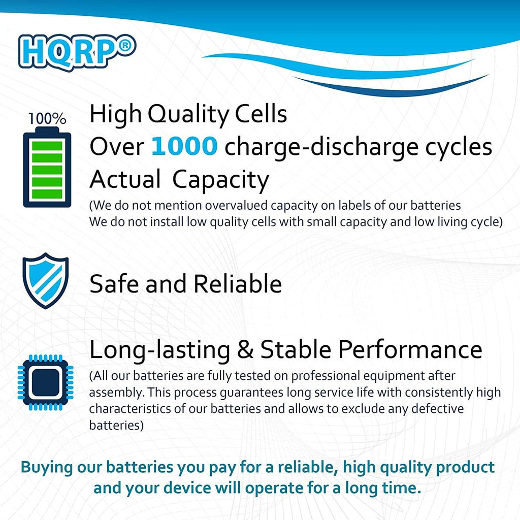 HQRP 4-Pack Battery Compatible with AT&T Lucent BT8001 BT184342 BT284342 3101 3111 89-1330-00-00 89-1335-00-00 GE 5-2754 Philips SJB-2121 Cordless Phone