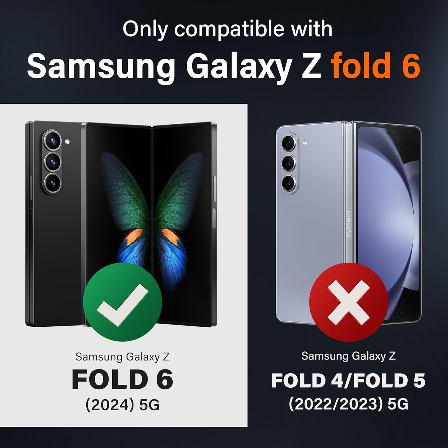 MOBOSI for Z Fold 6 Case with Privacy Screen Protector [Compatible with Magsafe], [Built-in Kickstand&Full Body Hinge Protection] Shockproof Phone Cover for Samsung Galaxy Z Fold6, Black