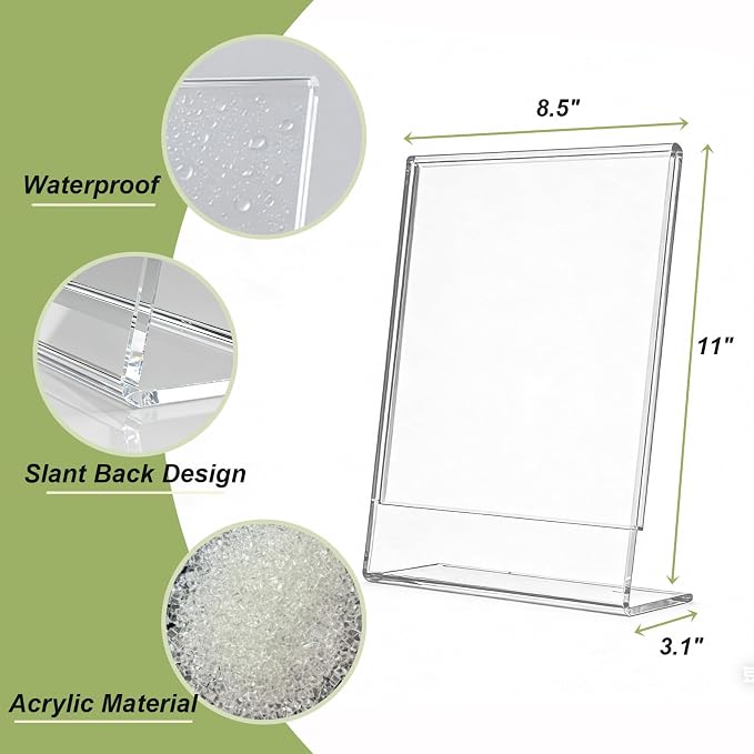 Acrylic Sign Stand Holders - Image 4