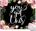 Mouse Pad, Premium-Textured Mouse Mat, Non-Slip Rubber Base Mousepad for Laptop, Computer & PC,9.5×7.9 in,Inspirational Quote You Got This