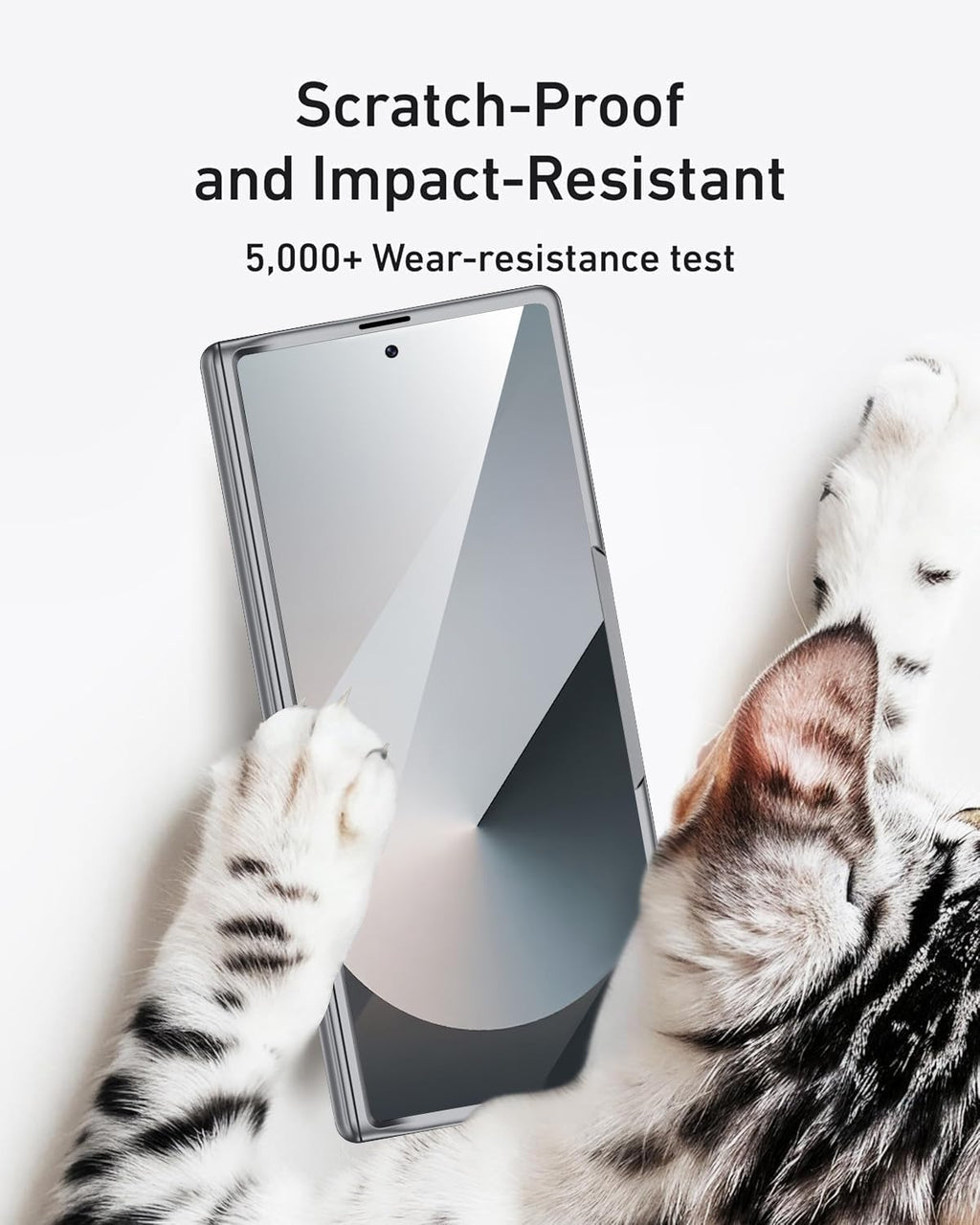 Miimall for Galaxy Z Fold 7 Case with Privacy Screen Protector, Built-in Adjustable Kickstand & Magnetic Hinge & Upgraded Camera Protection All-Inclusive Protective Cases for Galaxy Z Fold 7 5G Grey
