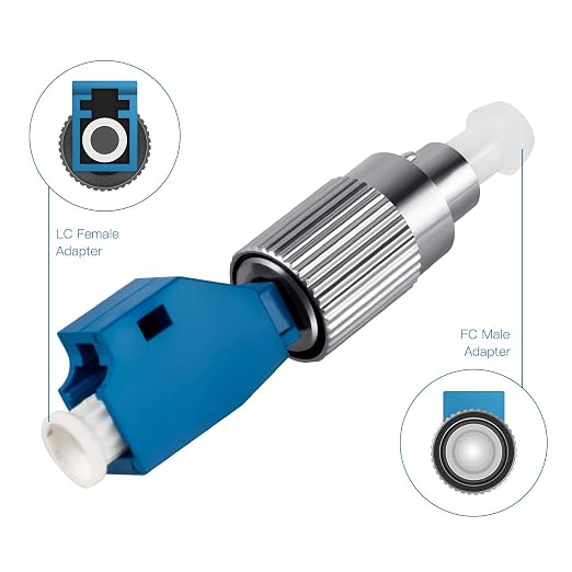 5Pcs Visual Fault Locator Fiber Adapter, Fiber Optic Connector, Single Mode - Image 3