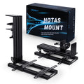 Reashy Hotas Mount, Joystick Mount, Aluminum Flight Stick Desk Mount for Logitech X56, X52, X52 Pro, Thrustmaster T.1600M, TCA, T.Flight Hotas One, 4, X, Airbus, VKB Gladiator Nxt (Black)