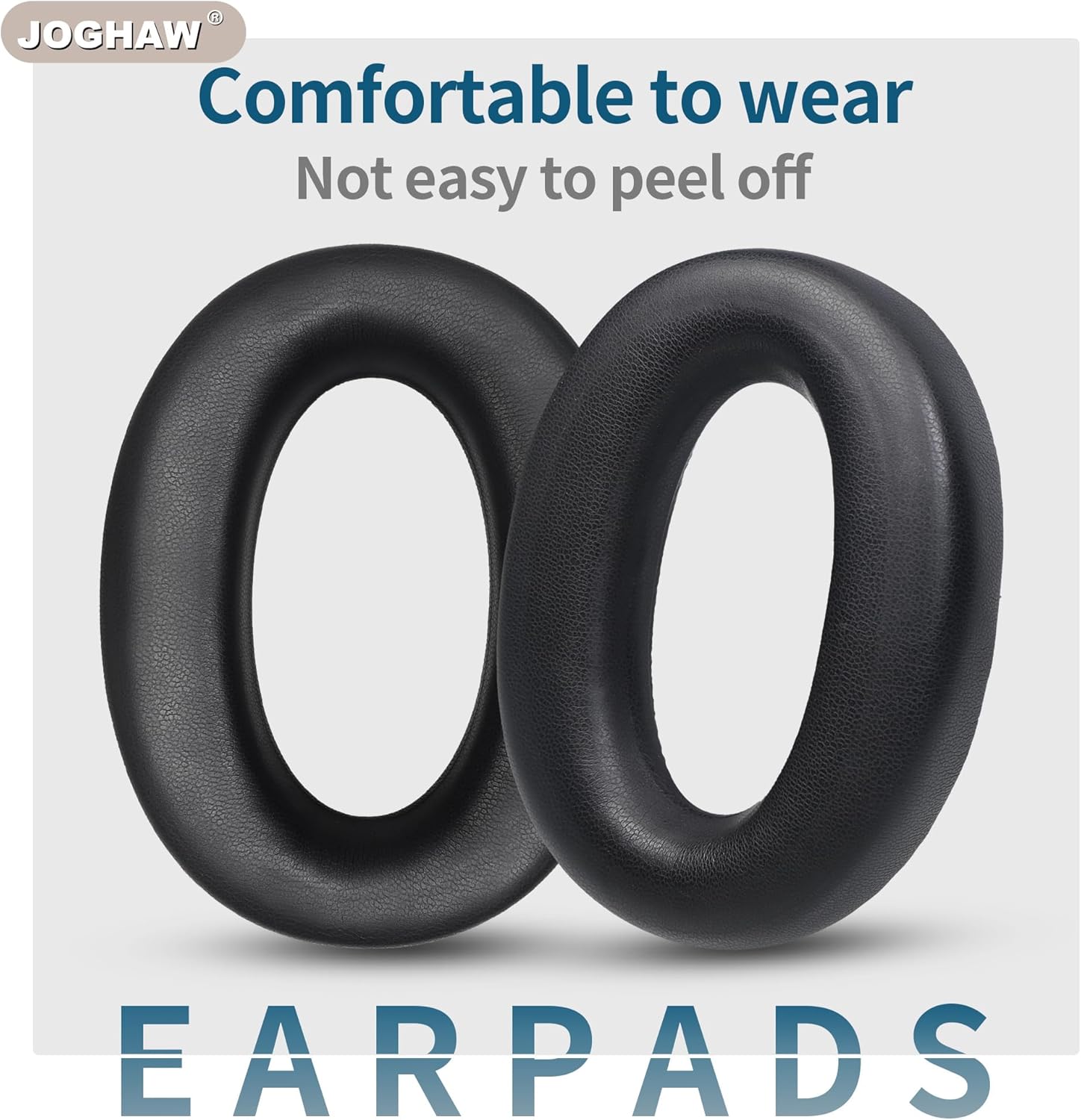Replacement Ear Pads for Headphones - Compatible for Sony MDR-1000x/WH-1000xm2 | Premium Protein Leather Cushions with Soft Memory Foam for Comfort - Black