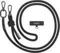 MAGEASY Universal Cell Phone Lanyard - Anti-Theft Thick Rope Crossbody Phone Strap for iPhone 16 Pro Max & Most Smartphones, for Men & Women | 8.3mm Black