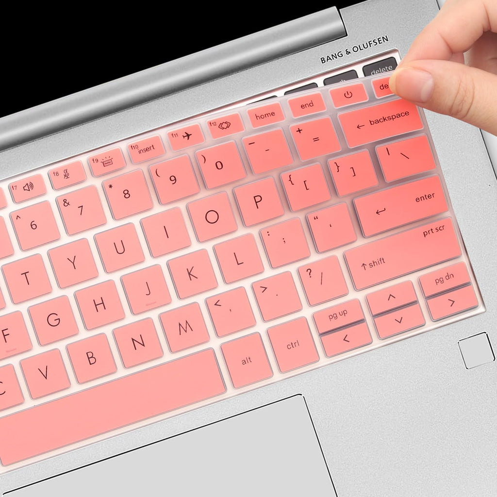 Keyboard Cover for HP EliteBook 830 835 840 845 1040 G9 G10 2023 2022 13.3 14 inch Laptop Accessories Keyboard Protective Skin (Not fit The 830/840/845/1040 G8 G7 G6 G5 G4 G3)-Pink