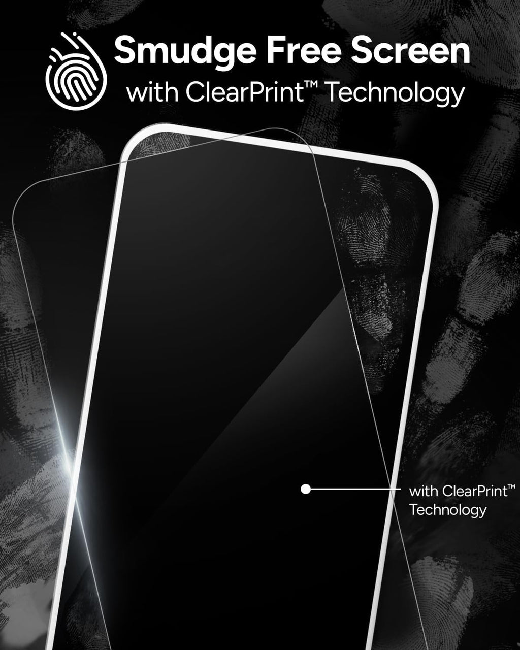 ZAGG Glass Elite Screen Protector for iPhone 16 Pro Max - 5X Stronger, Reinforced Edges, Ultra-Strong Tempered Glass, Scratch Resistant, Anti-Smudge, InvisibleShield, Easy Installation, Eco-Friendly