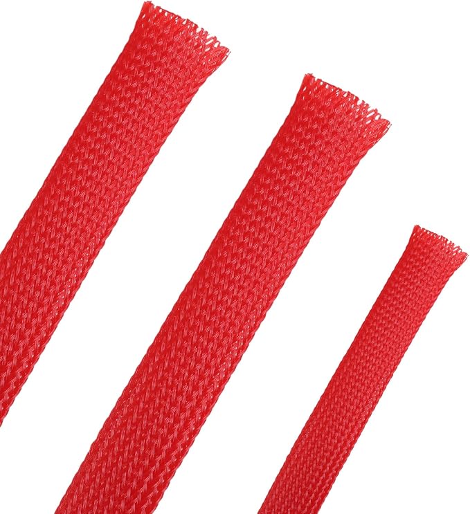 25ft PET Expandable Braided Cable Sleeve 5/8inch Pet Braided Cable Sleeve by PursuingaBetterLife