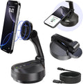 MOTA Tripod Stand Only for iPhone, 2 Axis Foldable iPhone Gimbal Stabilizer for Video Recording Megnetic Holder for Desk, 360 Degree Auto Face Tracking Cell Phone Tripod for Video and Facetime