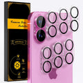 beuxece for 6 Pack iPhone 16 / iPhone 16 Plus Camera Lens Protector [Drop Protection] [Case Friendly] [Easy Installation] 9H Tempered Glass Camera Screen Protector Cover Accessories, Clear