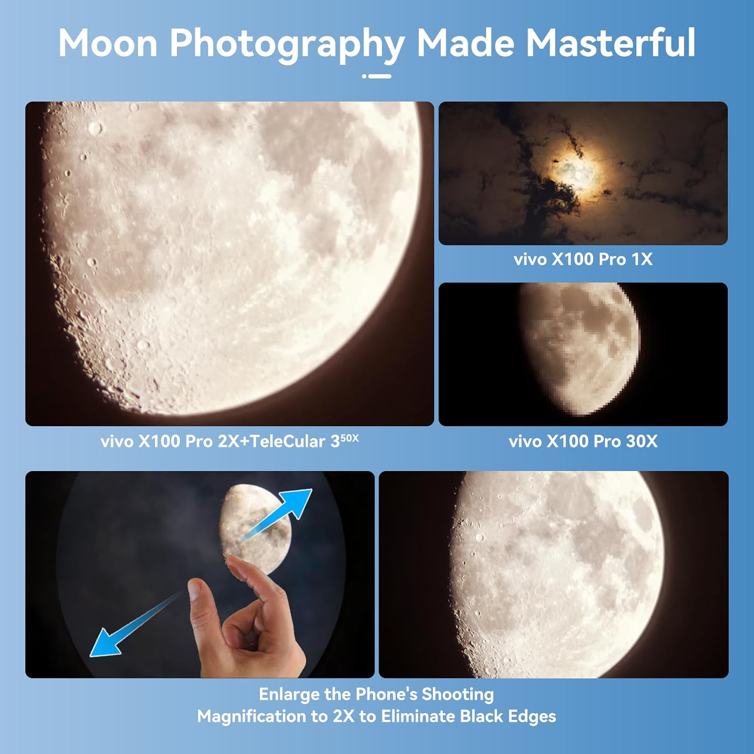 APEXEL 50x High Power HD Telephoto Lens | with Tripod & Universal Phone Clip for iPhone 16/15/14/13 Series, Samsung, Android and Most Smartphone | Landscapes Target Viewing, Wildlife Moon Photography