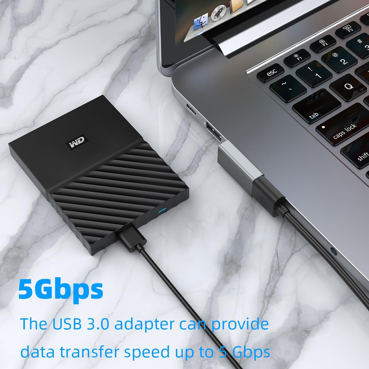 AreMe 90 Degree USB 3.0 Adapter 4 Pack, Up and Down Angle, Left and Right Angle USB A Male to Female Converter Extender for PC, Laptop, USB A Charger, Power Bank and More (Grey)