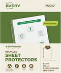 Avery EcoFriendly Recycled Economy Sheet Protectors, Semi-Clear, Top Load by Avery