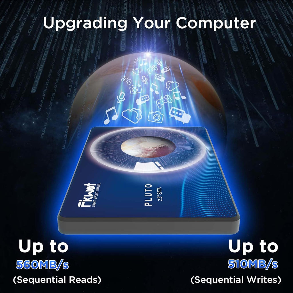 FX815 1TB SSD, 2.5" SATA SSD, Internal Solid State Drive, Up to 560MB/s, 3D NAND SLC Cashe, Compatible with Laptop & PC Desktop