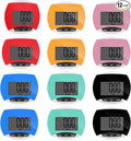 Copkim 12 Pcs Simple Pedometer for Walking Bulk LCD Step Counter by Copkim