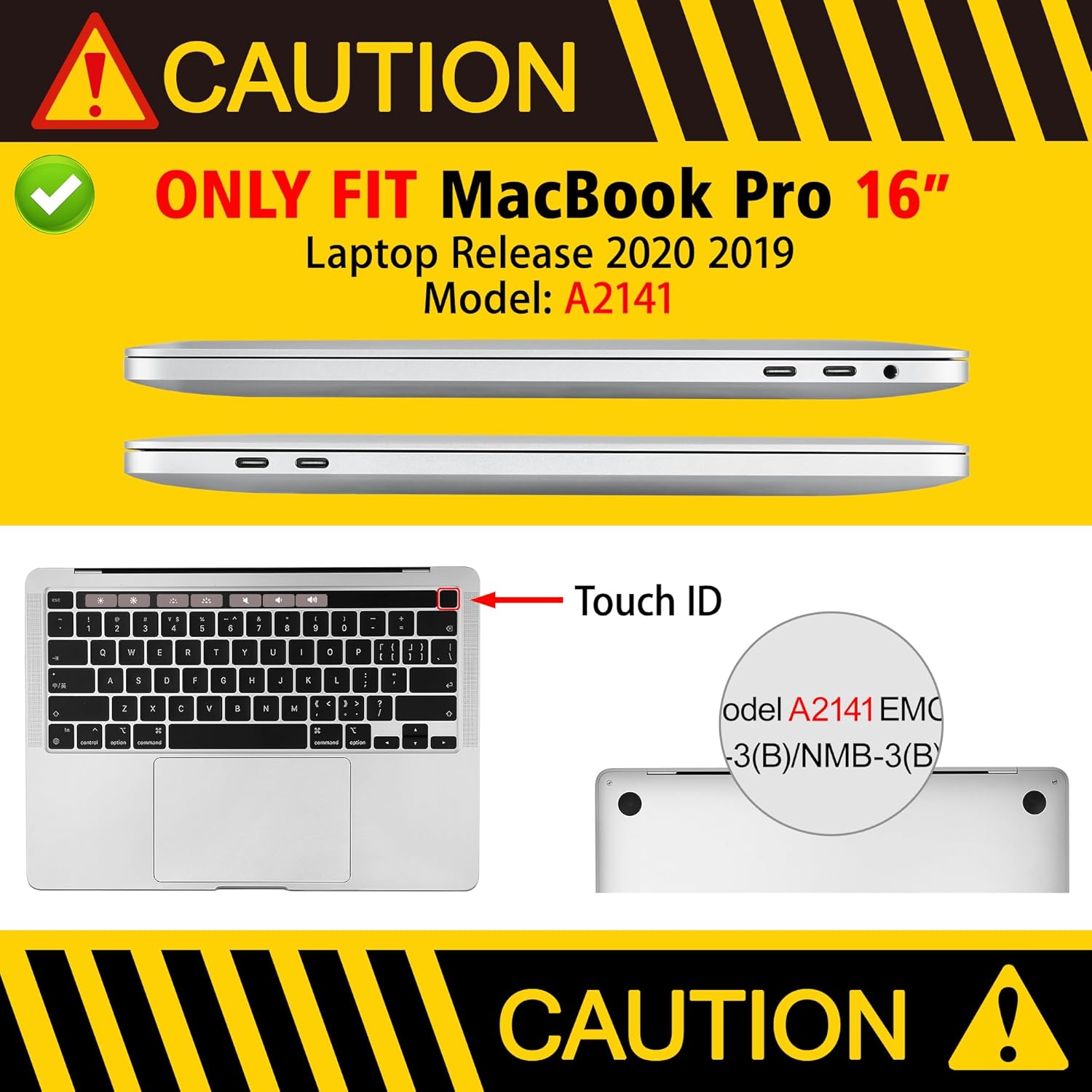 for MacBook Pro 16 inch Case 2019 2020 Release Model A2141, Plastic Hard Shell Cover with Keyboard Cover & Screen Protector for MacBook Pro 16 inch with Touch Bar & Touch ID, Leopard Cherry