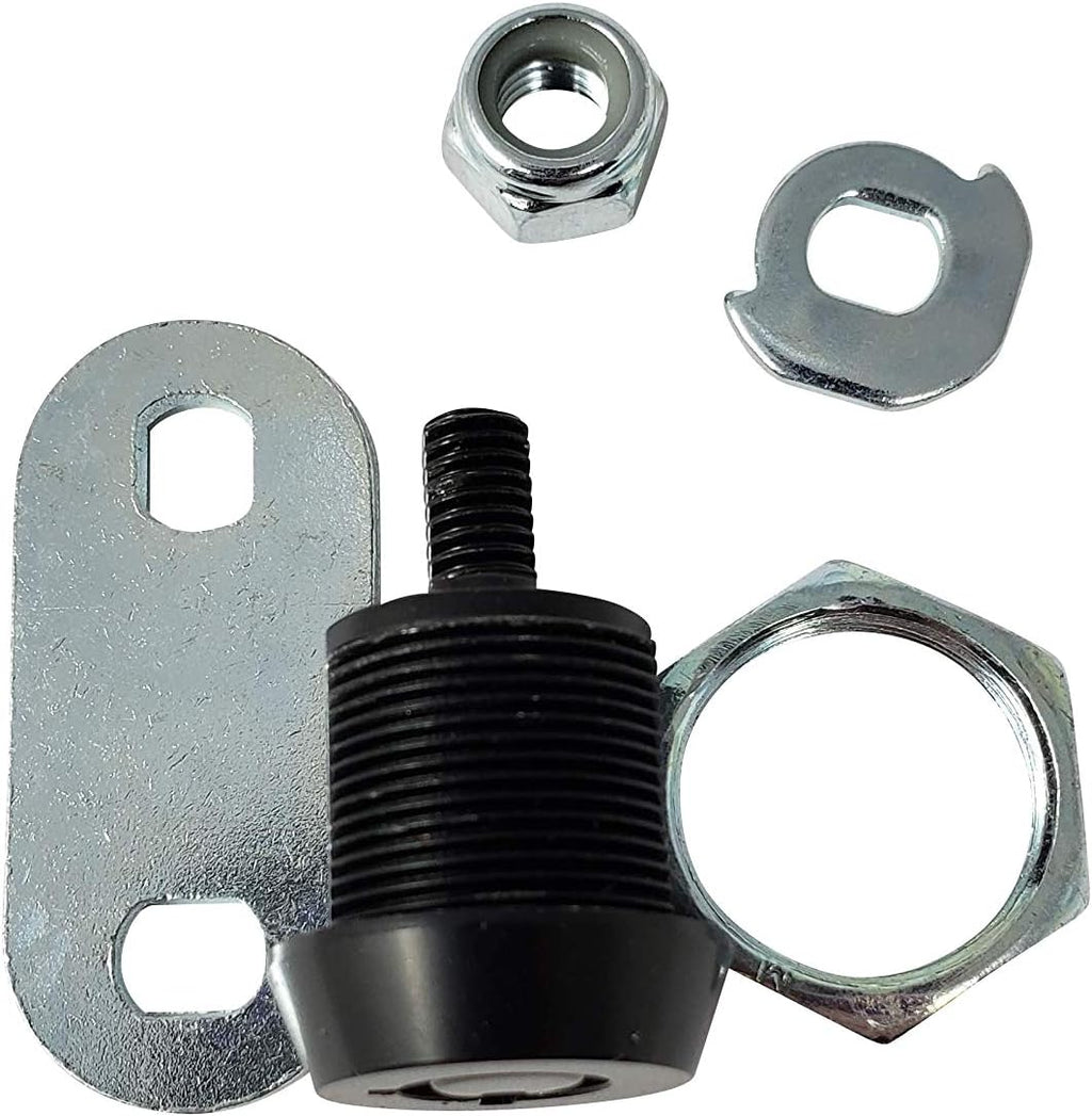Admiral Locks Tubular Cam Lock, Keyed Alike Removable Key RV Compartment Storage Lock Cabinet Locks (Black Pack of 5, 5/8" 90°)