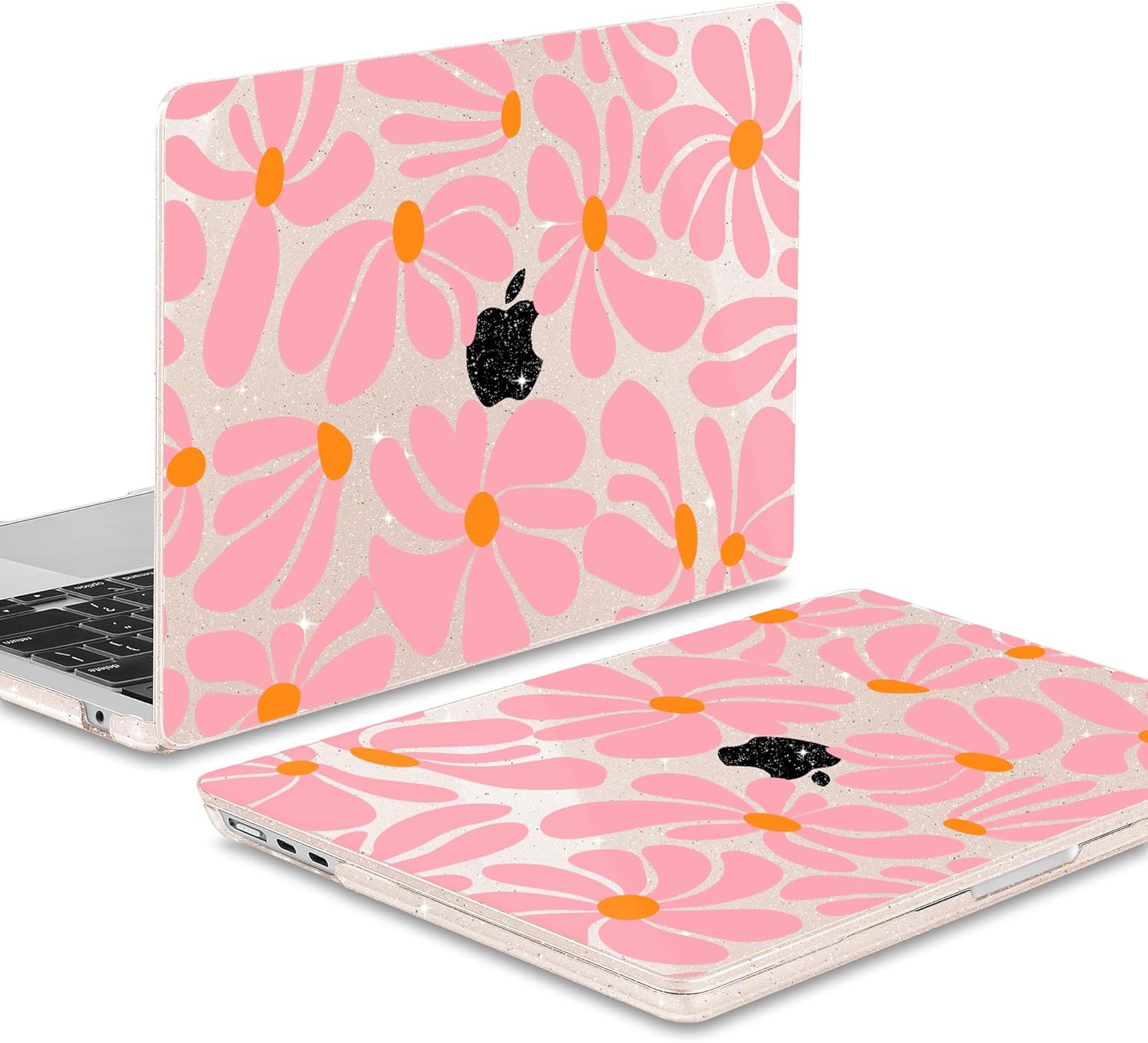 May Chen for MacBook Air 13.6 Inch Case 2025/2024/2023/2022 Release (Model A2681 A3113 A3240, M2 M3 M4 Chip) – Hard Shell Laptop Cover with Keyboard Cover & Screen Protector，Groovy Flower