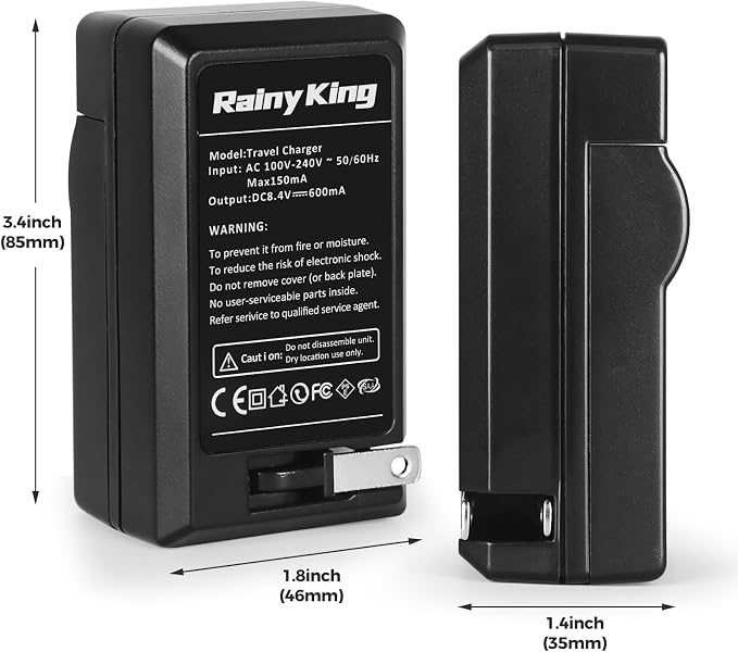 NB-2L/NB-2LH Battery Charger for Canon DC301, EOS Digital Rebel XTi - Image 5