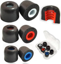 Memory Foam Tips Replacement Ear Tips Fit 5mm-7mm Anti-Slip Isolation Noise Replacement Earbuds Tips for in-Ear Earphones with Storage Box