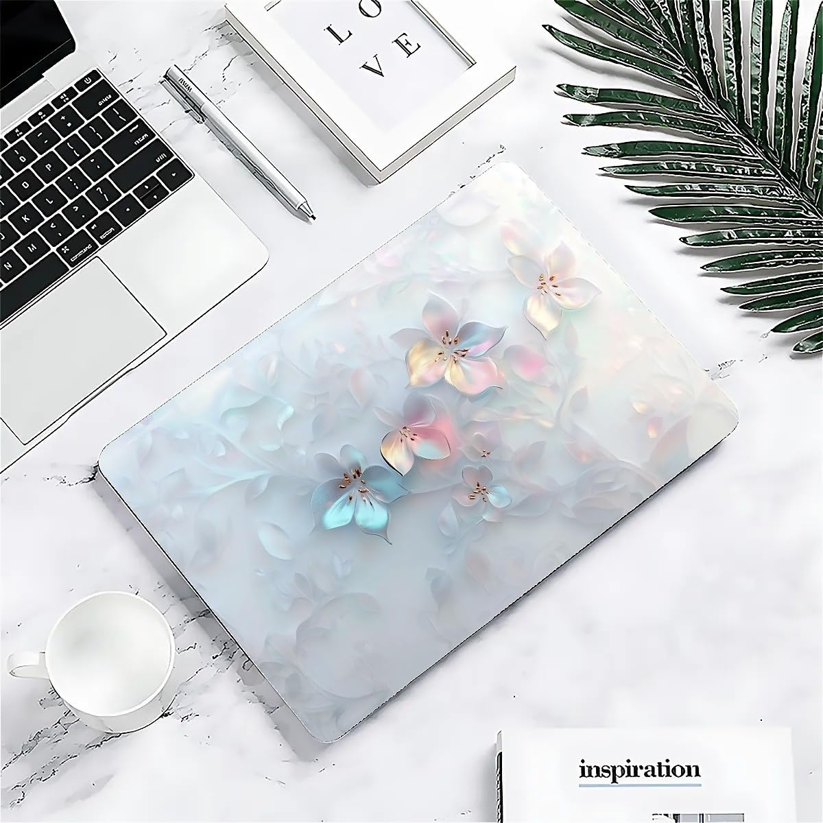 Compatible with MacBook Air 13.3 13.6 Inch Case 2022 2021 2020 2019 Plastic Hard Shell Case Cover,13.3 Pro(A1706/A1708/A1989/A2159/A2289/A2338), Floral