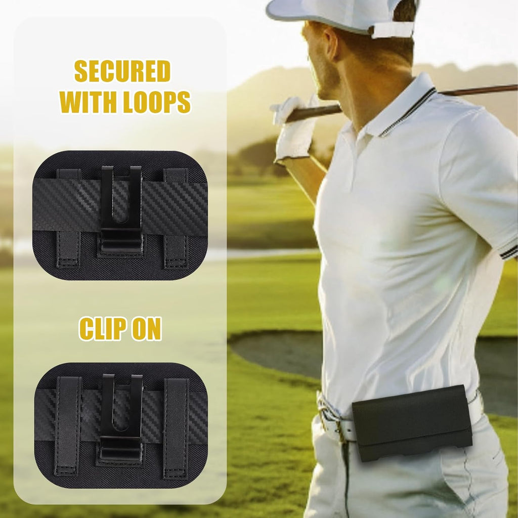 for iPhone 17 Pro Max Holster, BECPLT Nylon Holster Pouch Belt Clip Case and Loops Holder Cover for iPhone Air 16/15/14/13/12/11 Pro Max Galaxy S25 Plus S24+ Black