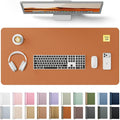 YSAGi Leather Desk Pad Protector, Office Desk Mat, Large Mouse Pad, Non-Slip PU by YSAGi