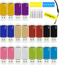 2GB USB Flash Drive 20 Pack Nicepicten Bulk USB 2.0 Thumb Drives 20Pack Metal Jump Zip Drive Memory Stick Pendrive Memoria USB 2 GB with 20PCS Lanyard Label - Mixcolor 20 X 2GB Flash Drives Bulk