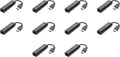 Amazon Basics USB 3.0 to 10/100/1000 Gigabit Ethernet Internet Adapter, 10-Pack, Black