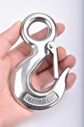 Alele Grab Hooks,1T Crane Scale,Slip Hooks,Stainless Steel Lifting Hook Rigging Accessory (Grab Hooks 1000kg)