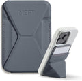 MOFT Magnetic Wallet Stand Compatible with iPhone 16/15/14/13/12 Series, Angle Adjustment MOVAS Phone Stand, Cool Grey