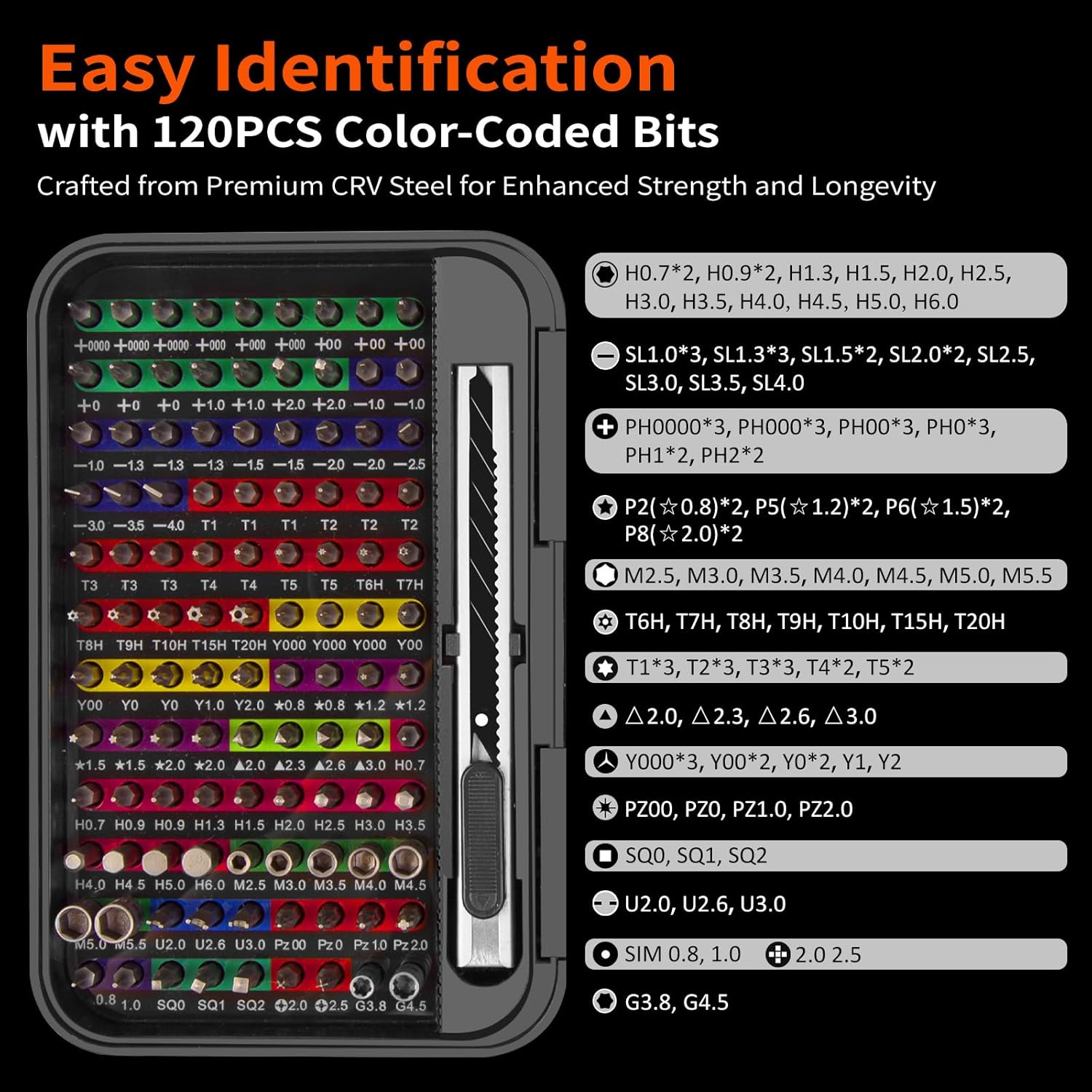 XOOL 132 in 1 Precision Screwdriver Set with Magnetic Driver Kit Professional Electronics Repair Tool Kit for Computer, PC, Mac-Book, Laptop, Tablet, iPhone, Xbox, Game Console