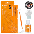 K&F Concept APS-C Sensor Cleaning Kit, Digital Camera Lens Cleaner - 20ml Cleaner, Gloves & 10 X 16mm Double-Tipped Swabs for APS-C Type CMOS & CCD Sensors