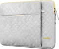 Lacdo Laptop Sleeve Case for 15 inch New MacBook Air M4 A3241 2025, M3 A3114, M2 A2941 2024-2023, 15 inch MacBook Pro A1990 A1707, Dell XPS 15 Plus Computer Bag with Accessory Pocket, Space Gray