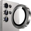 YWXTW [2025 Original Like for Samsung Galaxy S25 Ultra Camera Lens Protector, [Ultra-Thin & 6X Stronger] S25 Ultra Camera Lens Cover, 9H Tempered Glass Upgraded Metal Edging(Titanium Gray)