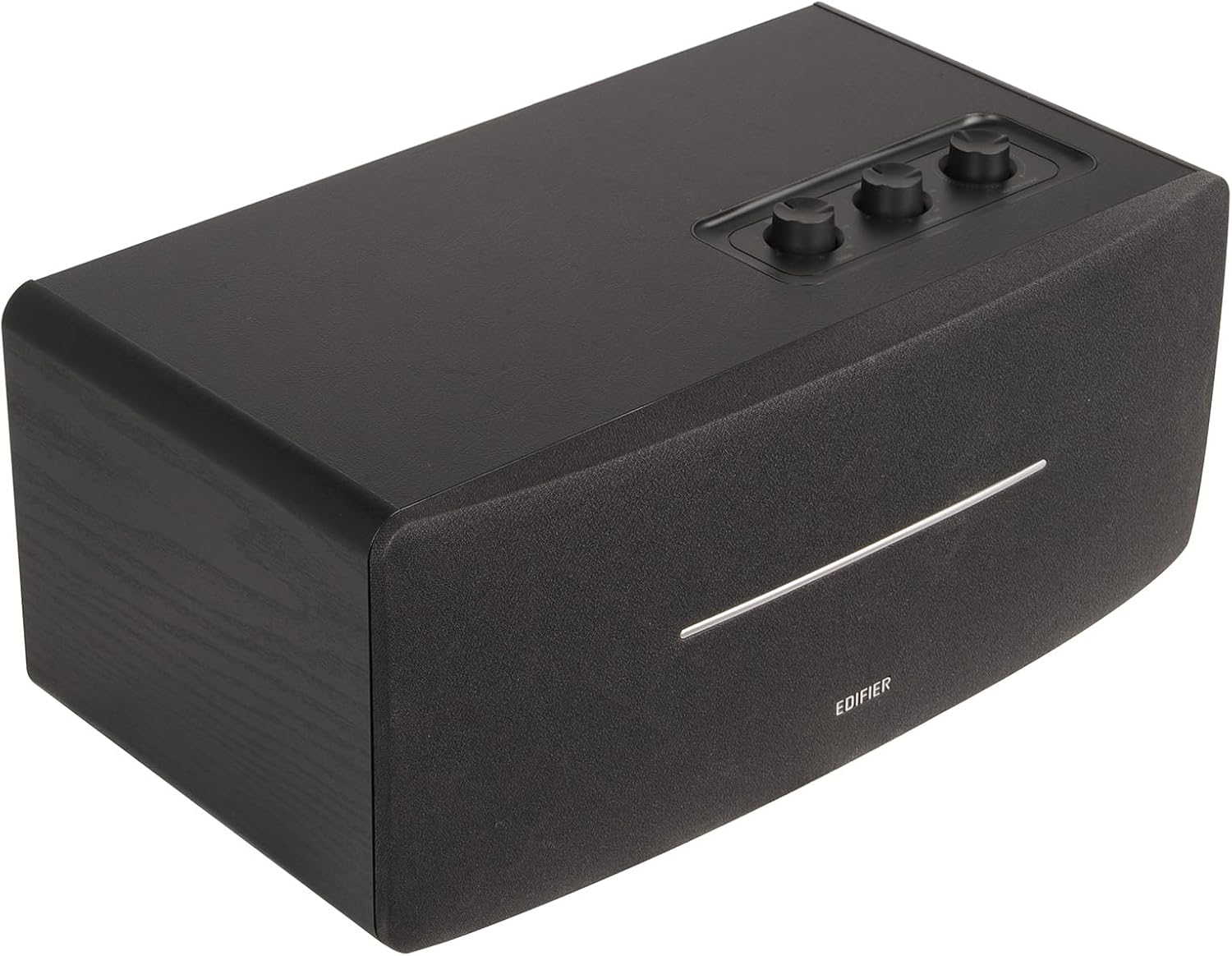 Edifier D12 Integrated Desktop Computer Speakers with Bluetooth 5.0, Wireless Stereo Tabletop Speaker 70 Watts RMS with Subwoofer Line Out, RCA, Aux Input for PC Monitor Laptop -Black