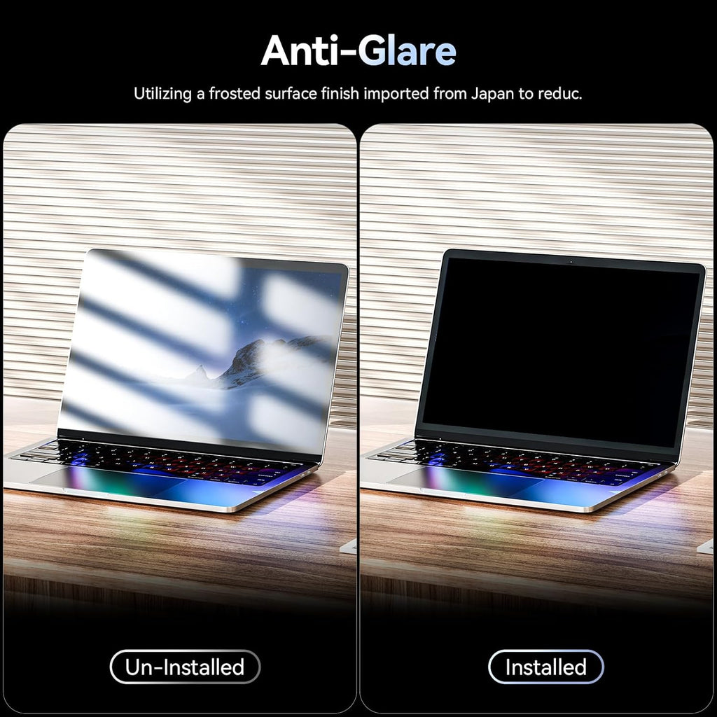 Magnetic 13.3 Inch Laptop Privacy Screen for 16:9 Computer Monitor, Removable Anti Glare Blue Light Filter Protector, 13 In Privacy Shield Compatible with Lenovo Hp Dell Acer Asus Thinkpad Envy Xps