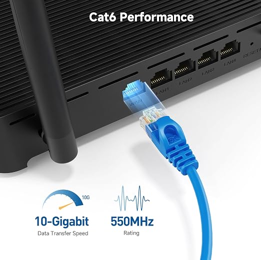 Cable Matters 10Gbps Snagless Cat 6 Ethernet Cable - 75ft - Image 3