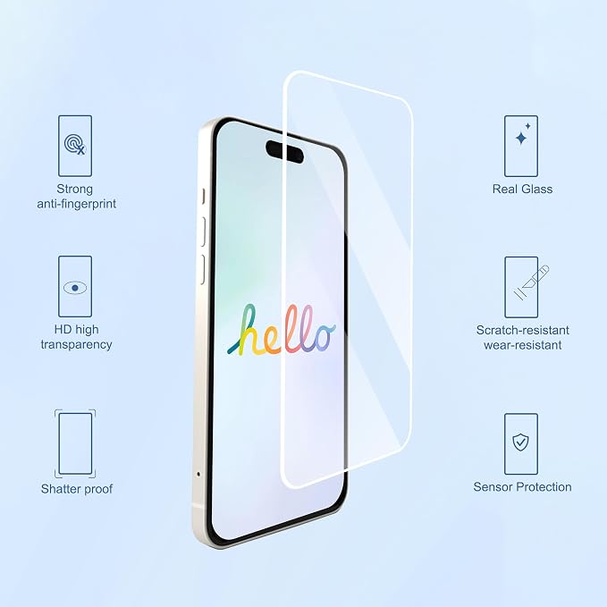 Ailun 3 Pack Screen Protector for iPhone 17 / iPhone 16 Pro - Image 2