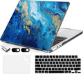 Compatible with MacBook Air 13.6 inch Case, M4 A3240/M3 A3113/M2 A2681 (Released 2025 to 2022), Hard Shell, Keyboard Cover, Screen Protector, Webcam Cover & Type-C Adapter, Oceans
