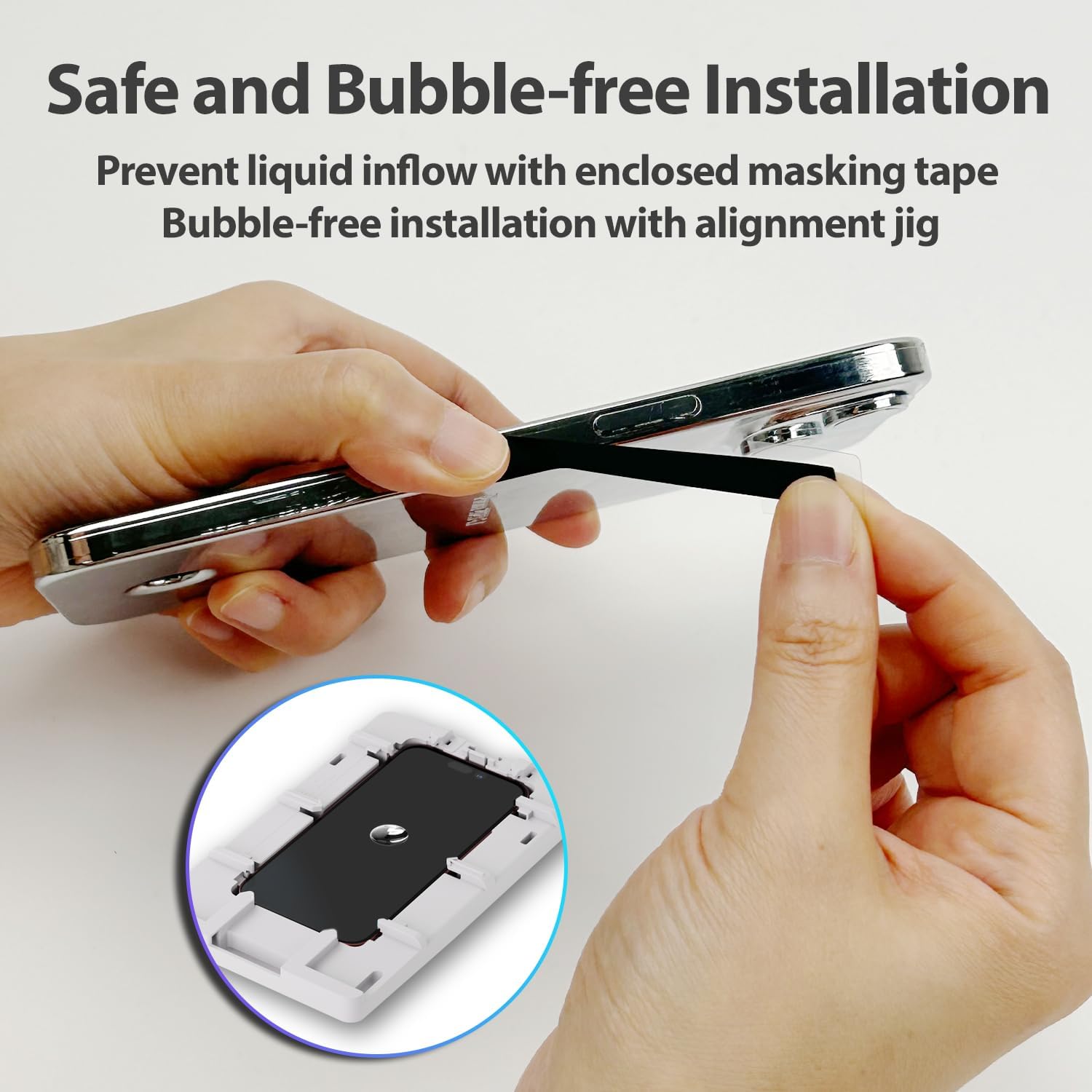 DOME GLASS Whitestone Screen Protector for iPhone 16 Series (iPhone 16 Pro)