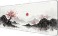 Dynippy Thin Extended Gaming Mouse Pad （31.5 * 11.8 * 0.08 inch） with Stitched Edges Large Mousepad Long XXL Keyboard and Mouse pad Desk Mat for Gaming Office & Home - Artistic Painting
