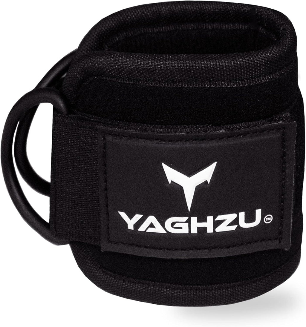Ankle Straps for Cable Machines Women - Adjustable Gym Ankle Strap for Cable Machine, Neoprene Padded Cable Straps, Durable Leg Strap with Cable Cuff, Glute Kickback Ankle Strap with D Rings