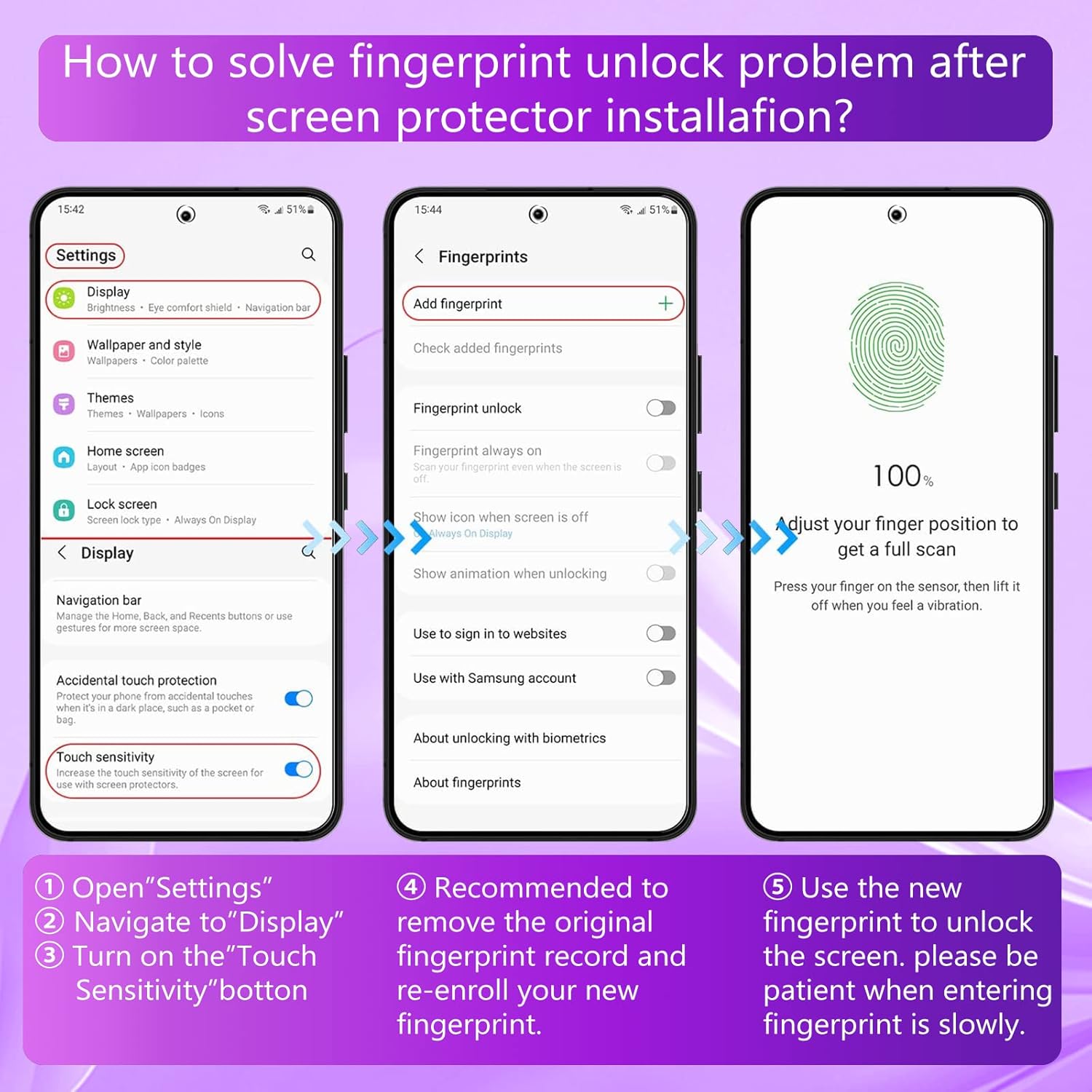 [2+2 Pack] Lesakit Anti-Blue Light Privacy Screen Protector for Samsung Galaxy S22 Ultra 6.8 inch with 2 Pack Camera Lens Protector, [Support Fingerprint ID] Anti Spy TPU Flexible Screen Protector-