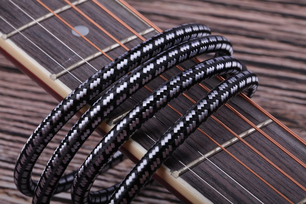 Aux Cord, Audiophile 3.5mm Stereo Audio Cable [1m (3.2Feet), Silvered-Plated Copper core, Right Angle] Unbreakable and Great for Laptop, Tablets, Headphones, Cars and More.