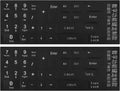 2PCS Keyboard Number Stickers, Keyboard Number Pad Replacement Stickers Universal for Wireless Numeric Pad Numpad Keypad, Laptop, Desktop, Computer, Keyboard Numbers Sticker -Matte